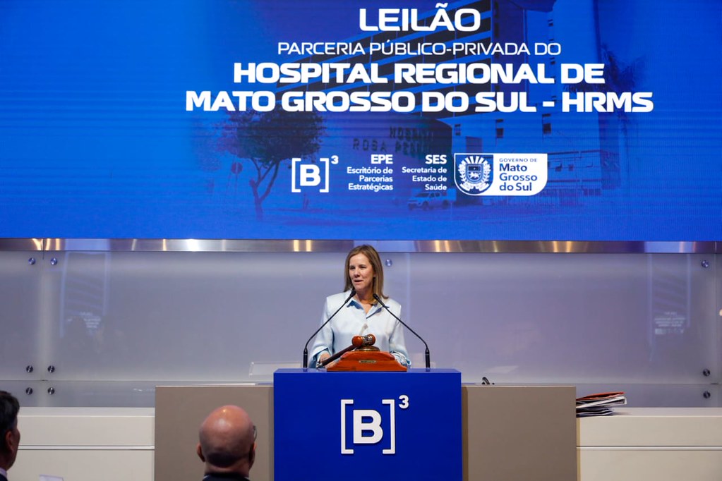 04/12/2025 Leilão PPP do Hospital Regional de Mato Grosso do Sul - HRMS - Fotos - Saul Schramm - Álvaro Rezende