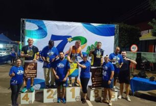 Atletas de Ribas do Rio Pardo se destacam na Corrida Vale da Celulose em Água Clara