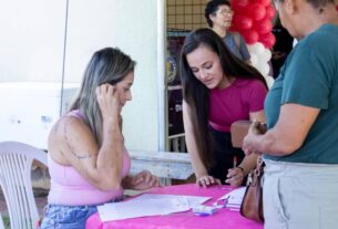 Prefeitura realiza ação de combate ao câncer de mama em parceria com o Grupo Onça Pintada