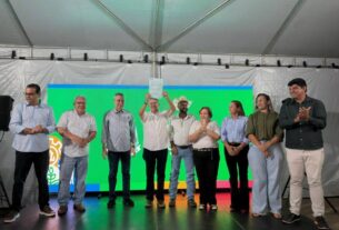 Obras da Praça Nascente do Córrego da Lagoa têm início em Ribas do Rio Pardo