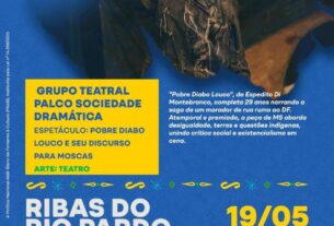 Cultura e arte ganham destaque em Ribas do Rio Pardo com espetáculo teatral premiado